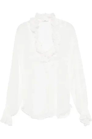 ERMANNO SCERVINO Bluse med flæsekant