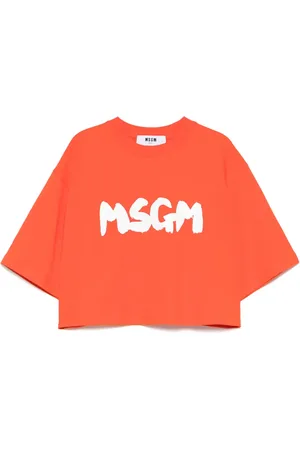 Msgm T-shirt med logotryk