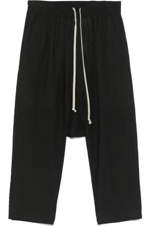 Rick Owens Cropped bukser med snoretræk