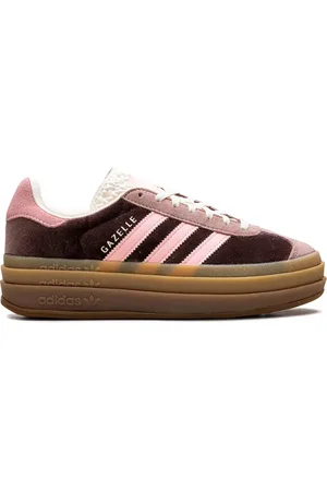 adidas Gazelle Bold Shadow Brown/Warm Clay/Glow Pink sneakers