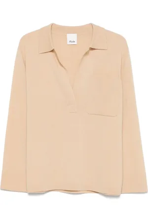 Allude Sweater med splittet hals