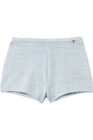 Twin-Set Teksturerede shorts i strik