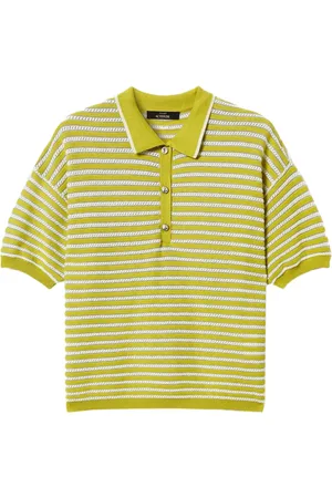 Twin-Set Stribet polo i lurex