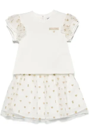 Moschino Nederdelsæt i hjertejacquard