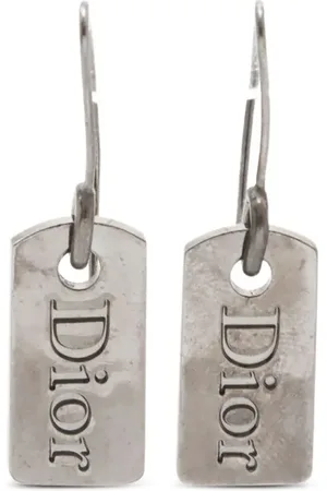 Dior øreringe med logoplade fra 00