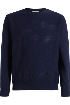 Etro Tekstureret sweater i bomuld