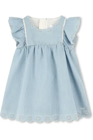 Chloé Sæt med denimkjole og hat