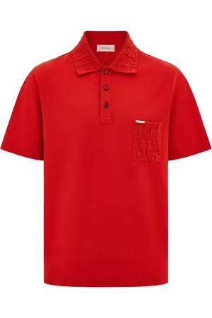 Salvatore Ferragamo Polo med jacquard-detalje
