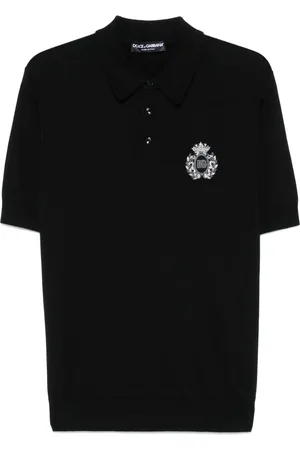 Dolce & Gabbana Polo med broderet logo
