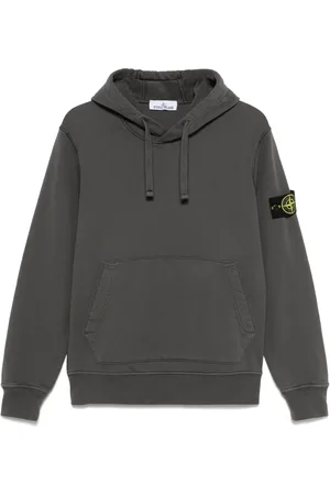 Stone Island Hættetrøje med kompasmærke og logo