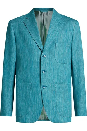 Etro Blazer med slub-tekstur