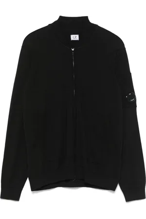 C.P. Company Cardigan med linsedetalje