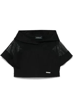 MONNALISA T-shirt med gennemsigtig detalje