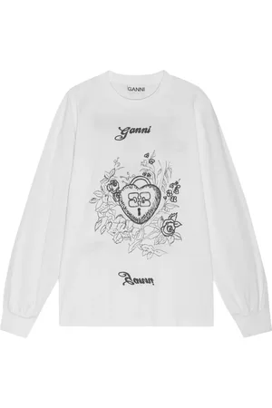 Ganni Sweatshirt med grafisk tryk