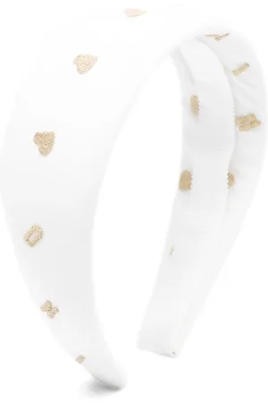 Moschino Hårbånd i hjertejacquard