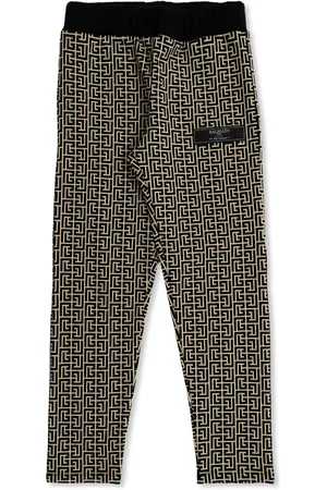 Balmain Leggings med monogramtryk