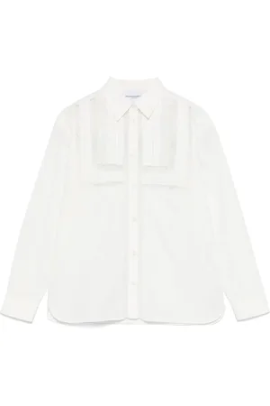 ERMANNO SCERVINO Lang skjorte med blondepanel
