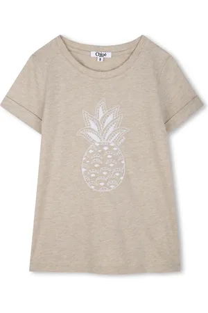 Chloé T-shirt med broderi