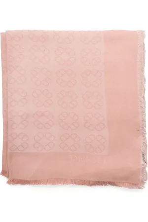 Twin-Set Tørklæde i jacquard med logo