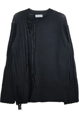 YOHJI YAMAMOTO Sweater med flere snoretræk