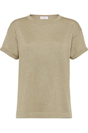 Brunello Cucinelli T-shirt i lurex