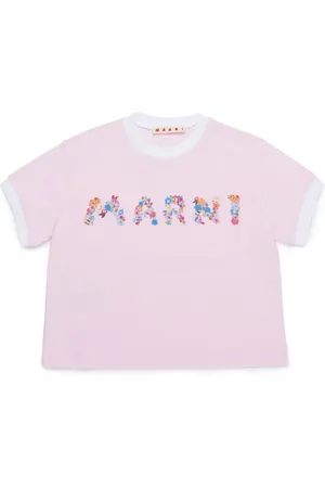 Marni T-shirt med logotryk