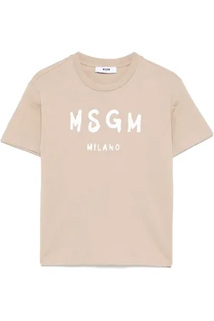Msgm T-shirt med logotryk