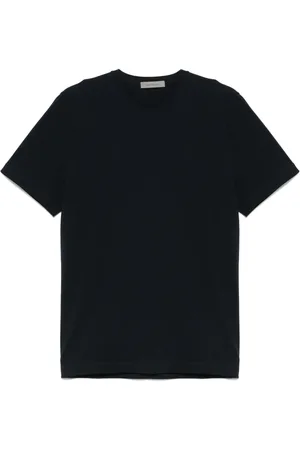 corneliani T-shirt med logobroderi