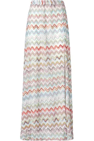 Missoni Lang zigzagvævet nederdel