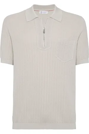 Brunello Cucinelli Strikket polo