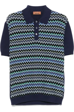 Missoni Poloskjorte med zigzag-mønster
