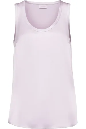 Brunello Cucinelli Vendbar tanktop i satin