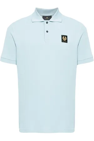 Belstaff Polo med logo-applikatiæon