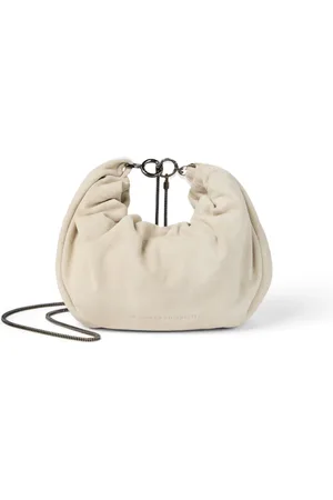 Brunello Cucinelli Monili crossbody-taske med kæderem