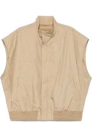 CROQUIS Vest med ribbet kant