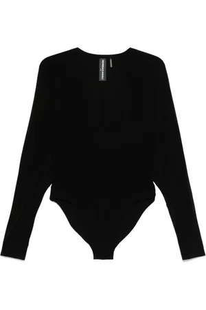 Norma Kamali Bodysuit med V-hals
