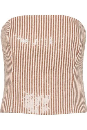 Brunello Cucinelli Top med pailletter