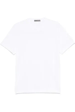 corneliani T-shirt med logobroderi