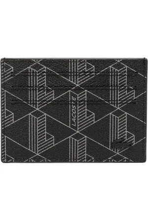 Lacoste Kortholder med monogram noir gris
