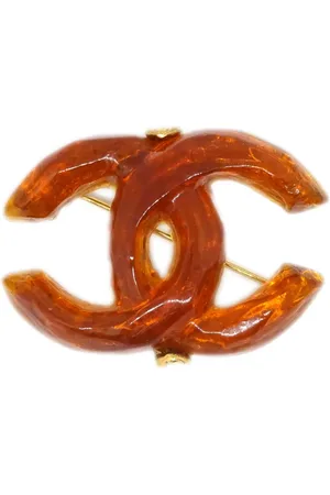 CHANEL Broche med CC-logo fra 1999