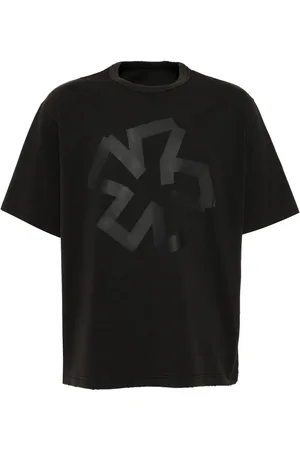 CROQUIS T-shirt med blomsterdetalje