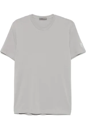 corneliani T-shirt med logobroderi