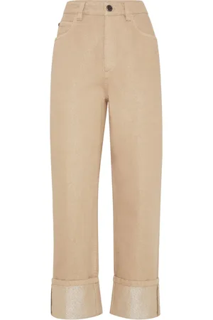 Brunello Cucinelli Cropped bukser med lige ben