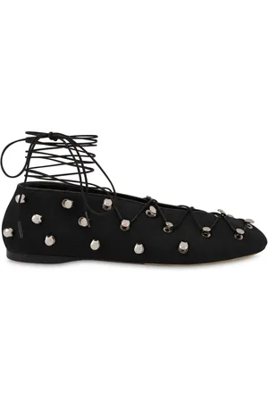 Moschino Ballerinasko med kædeudsmykning