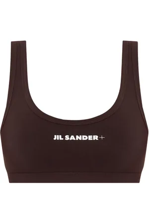 Jil Sander Bikinitop med logotryk