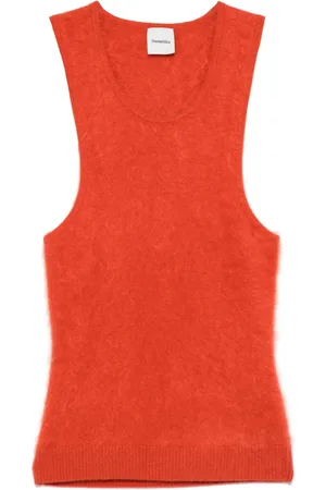 Nanushka Tanktop i børstet strik