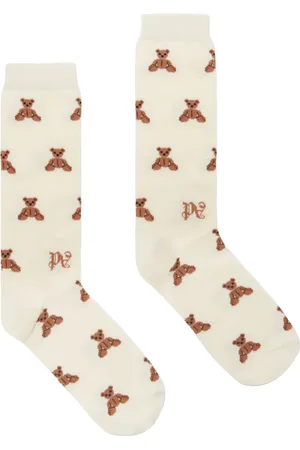 Palm Angels Mini strømper med bamsemonogram