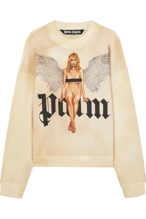 Palm Angels Pin Up sweatshirt med krystaludsmykning