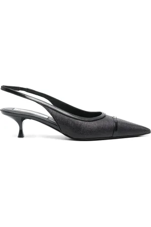 Victoria Beckham 50 mm slingback-pumps i lærred