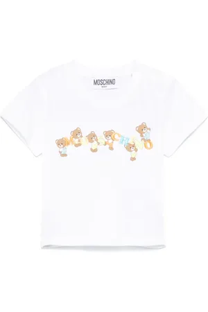 Moschino T-shirt med logobroderi